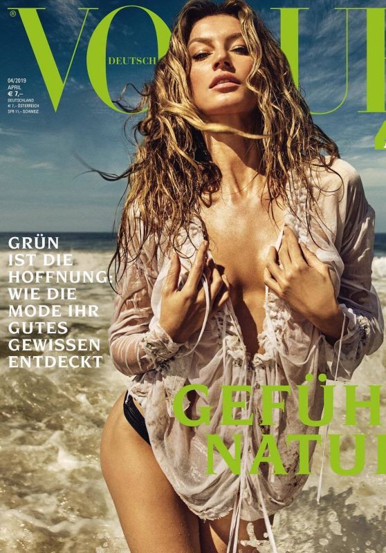Gisele Bündchen - Vogue Germany April 2019