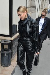 Hailey Rhode Bieber - Arriving at a Ftting for Louis Vuitton Fashion Show in Paris 03/03/2019