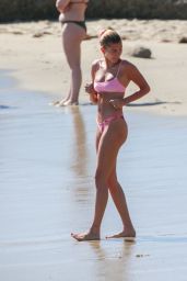 Hailey Rhode Bieber in a Pink Bikini 03/17/2019