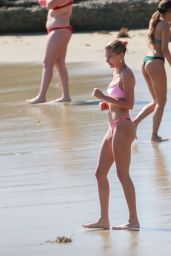Hailey Rhode Bieber in a Pink Bikini 03/17/2019
