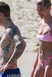 Hailey Rhode Bieber in a Pink Bikini 03/17/2019
