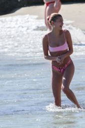 Hailey Rhode Bieber in a Pink Bikini 03/17/2019