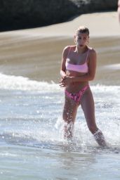 Hailey Rhode Bieber in a Pink Bikini 03/17/2019