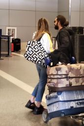 Heidi Klum and Fiance Tom Kaulitz - LAX Airport in LA 03/26/2019
