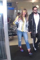 Heidi Klum and Fiance Tom Kaulitz - LAX Airport in LA 03/26/2019