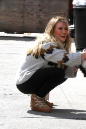 Hilary Duff on the Set of Younger in NYC 03/07/2019