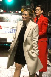 Hilary Duff - "Younger" Set in NYC 03/25/2019