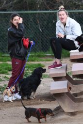 Ireland Baldwin at a Dog Park in Hollywood Hills 03/13/2019