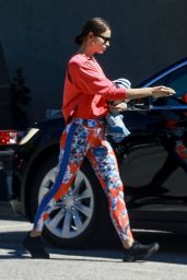 Irina Shayk in a Colorful Outfit 03/13/2019
