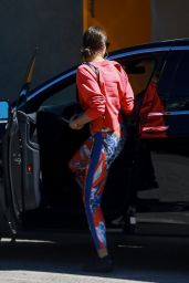 Irina Shayk in a Colorful Outfit 03/13/2019