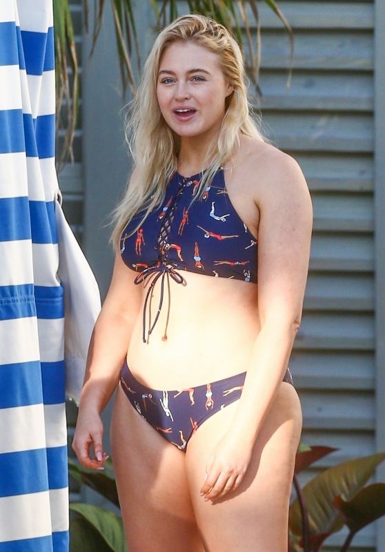 Iskra Lawrence in Bikini - Photoshoot in Miami 03/26/2019