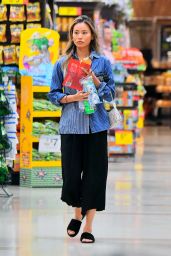Jamie Chung Casual Style - Grocery Shopping in LA 03/19/2019