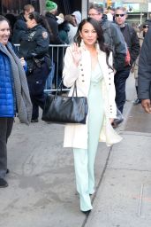 Janel Parrish - Outside GMA in NYC 03/20/2019