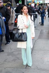 Janel Parrish - Outside GMA in NYC 03/20/2019