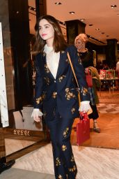 Jenna Coleman - Leaving a Gucci Party in London 03/28/2019