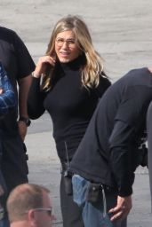 Jennifer Aniston Filming With Steve Carell in Los Angeles 03/21/2019