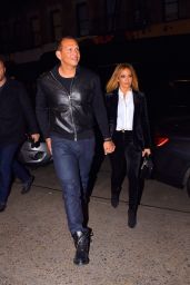 Jennifer Lopez and Alex Rodriguez - Head to Dinner in NYC 03/16/2019