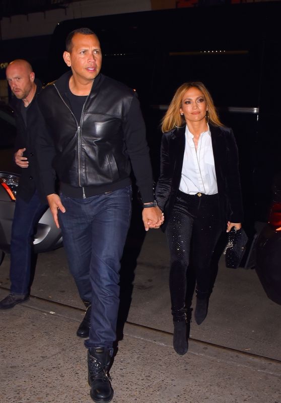 Jennifer Lopez and Alex Rodriguez - Head to Dinner in NYC 03/16/2019