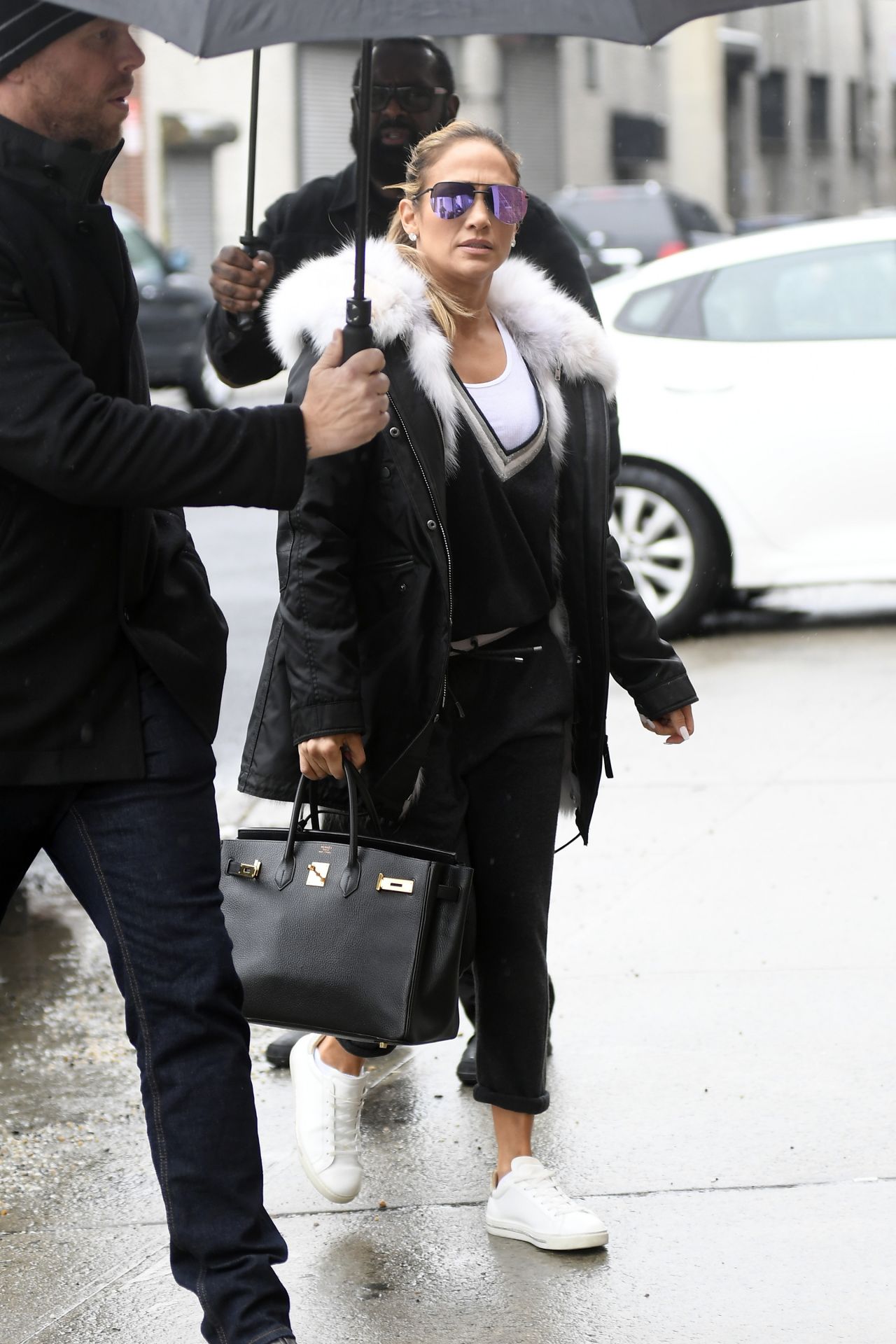 Jennifer Lopez Style - Leaving Her Apartment in New York City 3/01/2016 •  CelebMafia