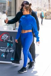 Jennifer Lopez - Heading to the Gym With Her Sister in NYC 03/28/2019