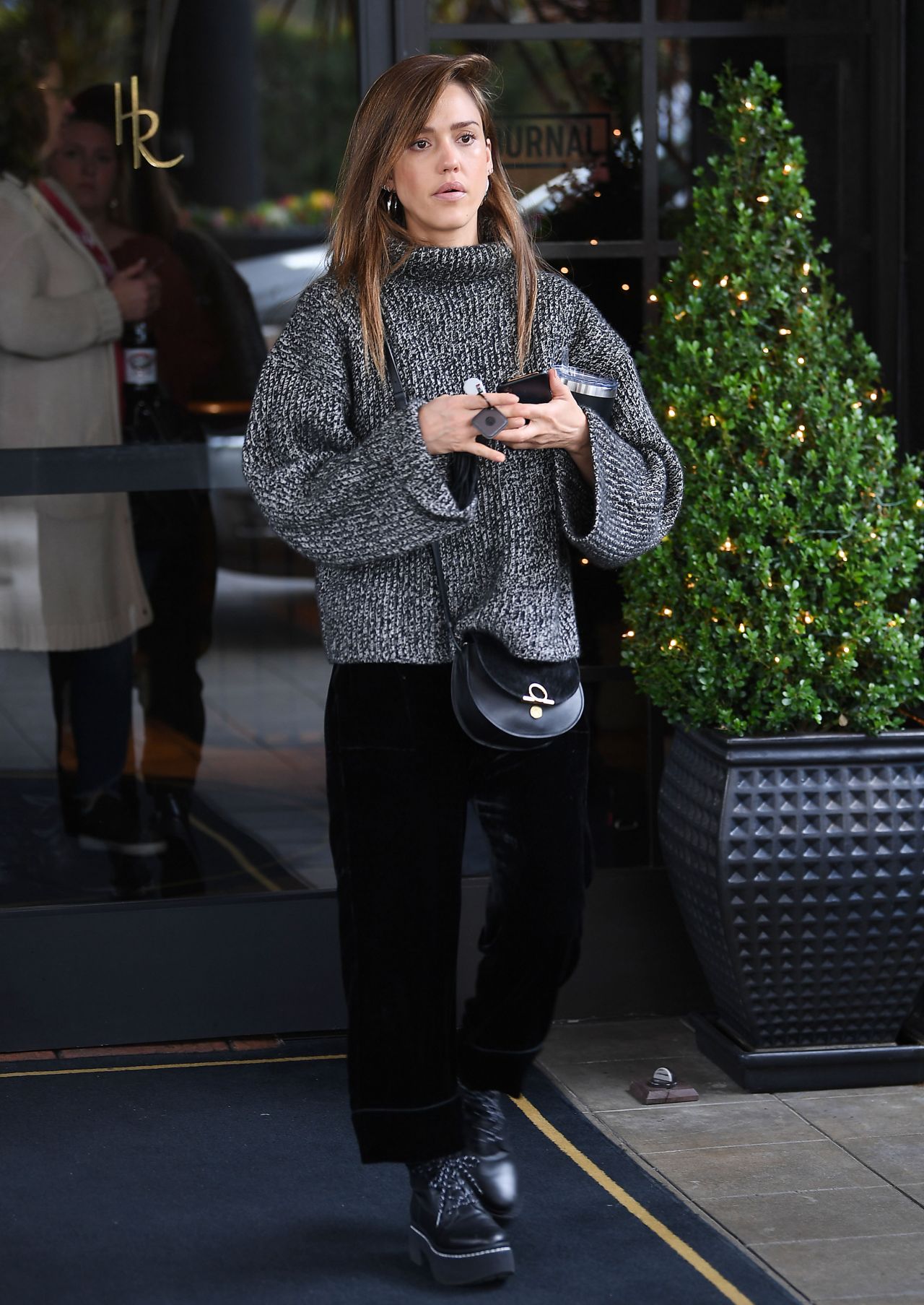 Jessica Alba at Roosevelt Hotel on Hollywood Blvd in LA 03/11/2019