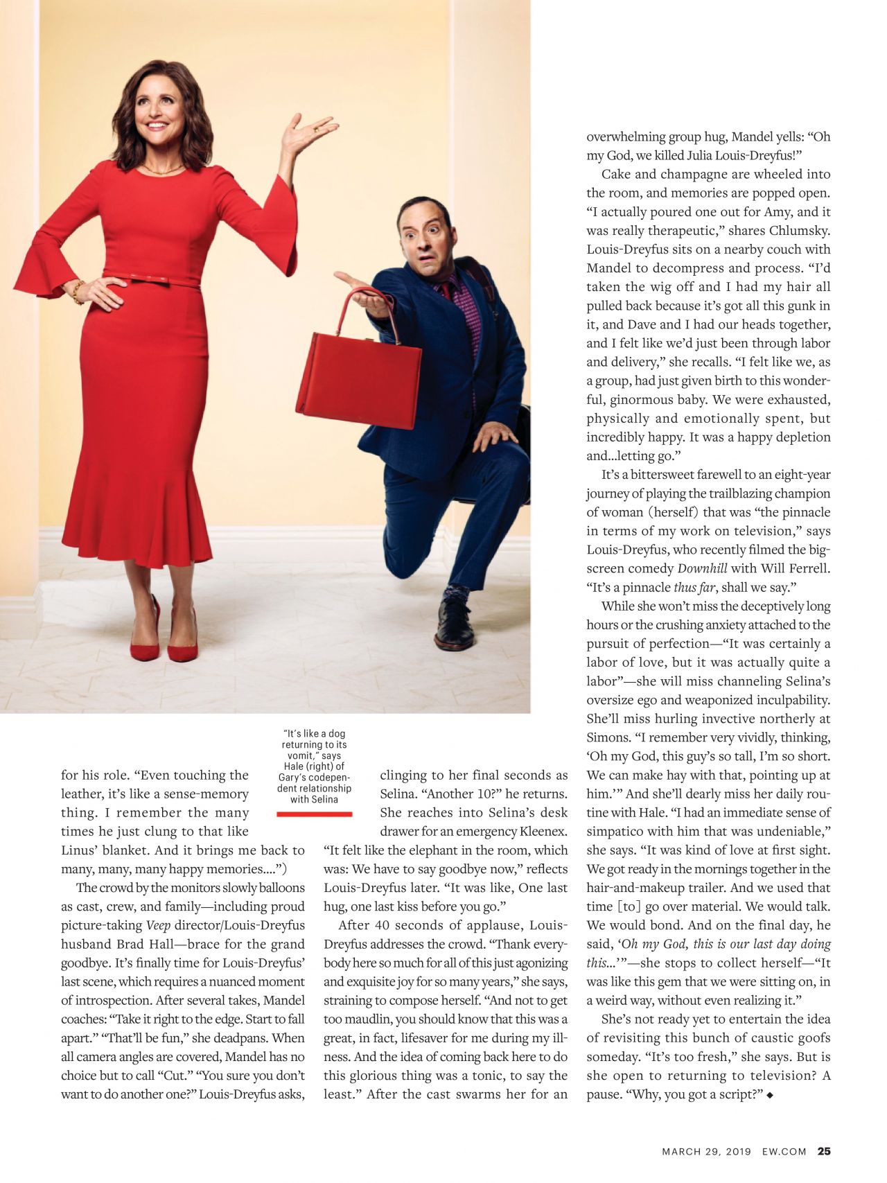 Julia Louis-Dreyfus - Entertainment Weekly Magazine March 2019 Issue