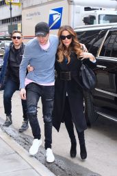 Kate Beckinsale and Pete Davidson Arriving at the NY Rangers Game in NYC 03/03/2019