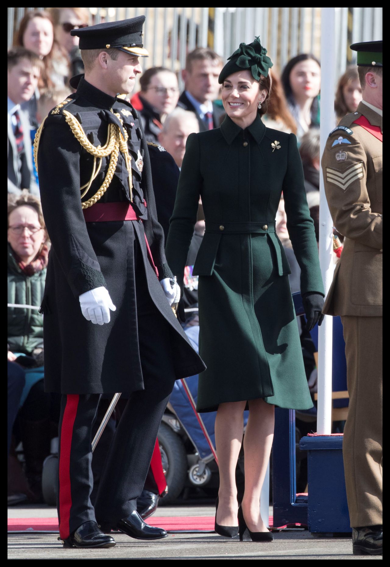 Kate Middleton - 1st Battalion Irish Guards St. Patrick's Day Parade in ...