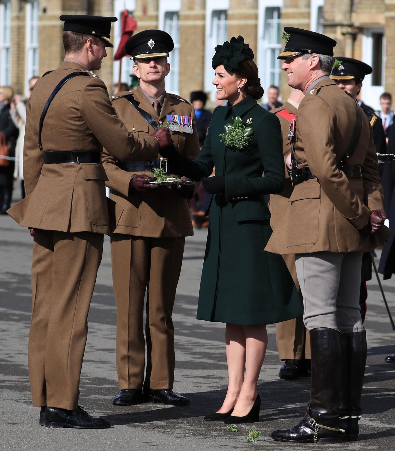 Kate Middleton - 1st Battalion Irish Guards St. Patrick's Day Parade in