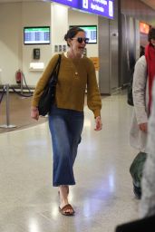 Katie Holmes at Athens International Airport in Greece 03/23/2019