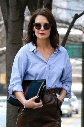 Katie Holmes is Stylish - Out in NYC 03/14/2019