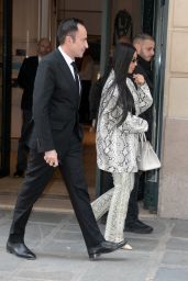 Kim Kardashian - Leaving the Hermes Store in Paris 03/25/2019