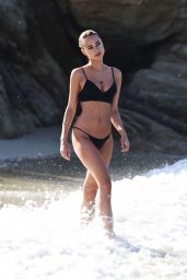 Kimberley Garner  in Bikini on the Beach in Miami 03/13/2019
