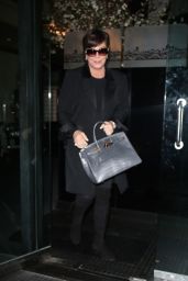 Kris Jenner Style - Leaving Kathy Hilton