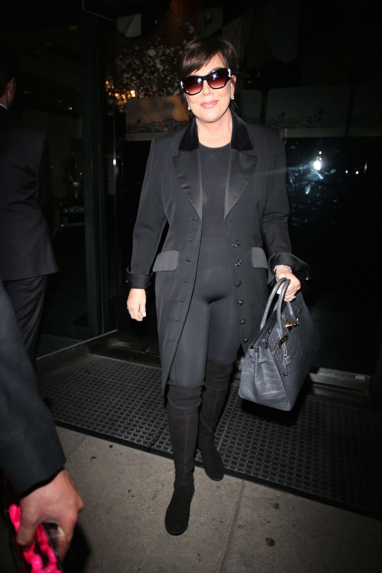 Kris Jenner Style - Leaving Kathy Hilton's Birthday Party 03/20/2019