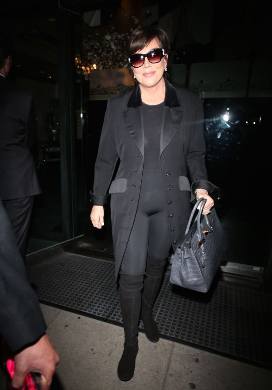 Kris Jenner Style - Leaving Kathy Hilton