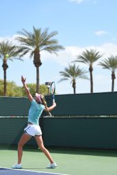 Kristina Mladenovic - Practice at the 2019 Indian Wells Masters 1000