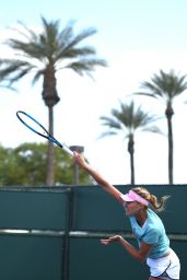 Kristina Mladenovic - Practice at the 2019 Indian Wells Masters 1000