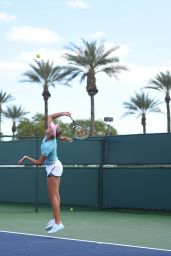 Kristina Mladenovic - Practice at the 2019 Indian Wells Masters 1000