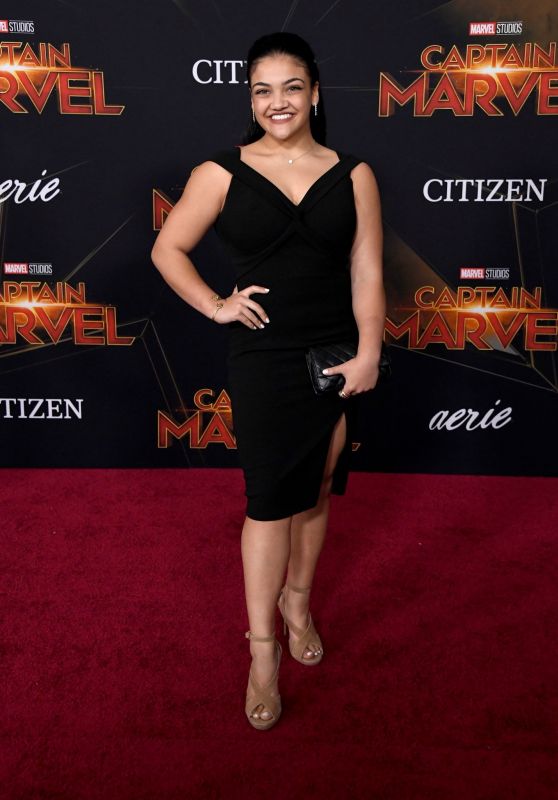 Laurie Hernandez – “Captain Marvel” Premiere in Hollywood