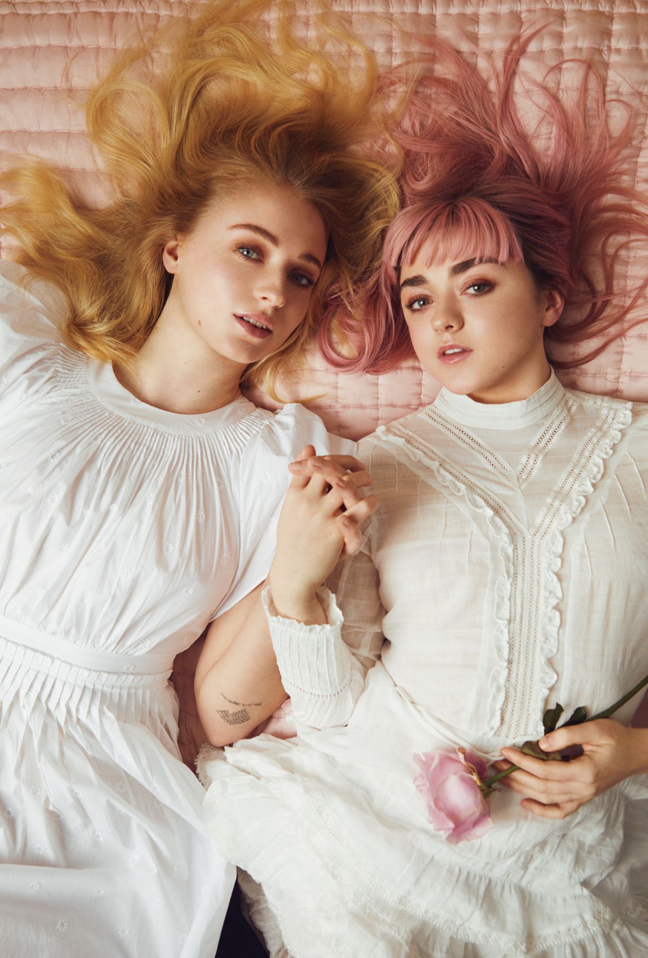 Maisie Williams And Sophie Turner Rolling Stone Magazine April 2019