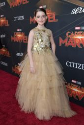Mckenna Grace – “Captain Marvel” Premiere in Hollywood