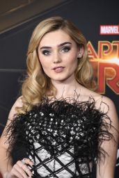 Meg Donnelly – “Captain Marvel” Premiere in Hollywood