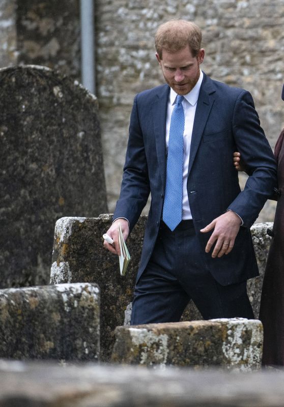 Meghan Markle and Prince Harry at the Christening of Zara and Mike Tindall