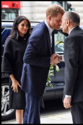 Meghan Markle and Prince Harry - Sign a Book of Condolence at New Zealand House in London 03/19/2019