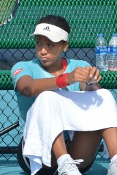 Naomi Osaka – Practises During the Miami Open Tennis Tournament 03/21/2019