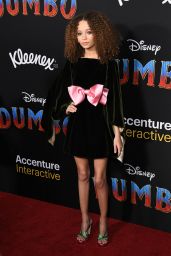 Nico Parker – “Dumbo” World Premiere in Hollywood