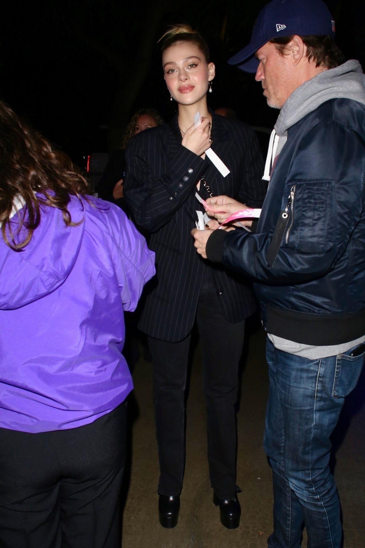 Nicola Peltz - Arrives at the Staples Center for a Justin Timberlake