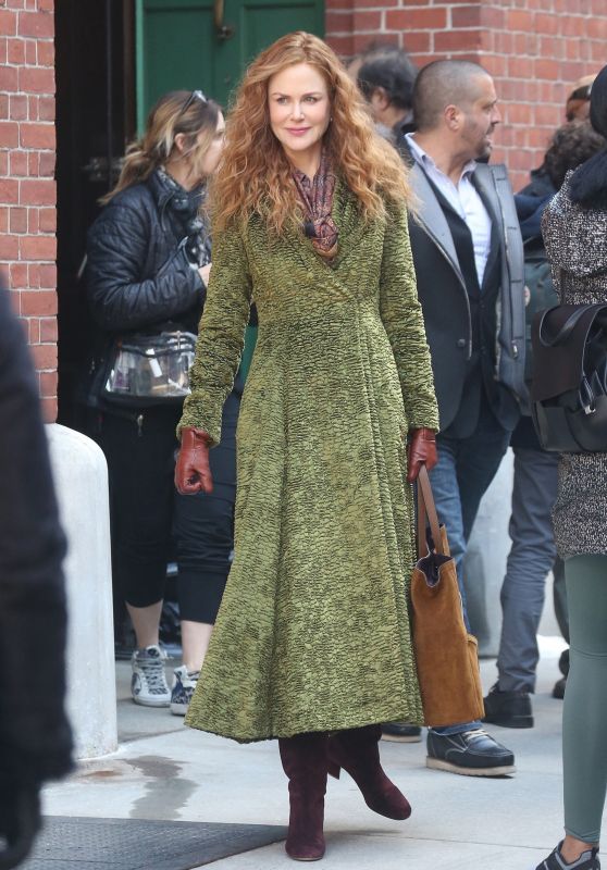 Nicole Kidman - Filming For "The Undoing" in NYC 03/18/2019