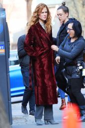 Nicole Kidman - Filming "The Undoing" in NYC 03/20/2019